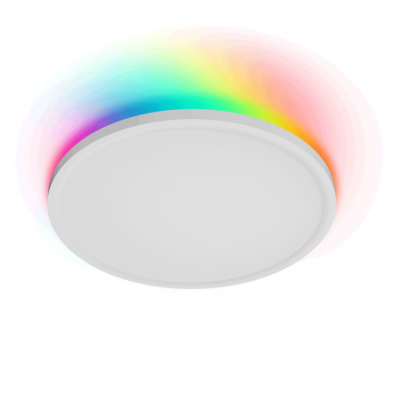 VITO LED 36W plafon oświetleniowy 3500lm IP20 3000/4000/6500K + RGB pilot biały O 400 ORNO (AD-PL-6514WLZM/CCT)